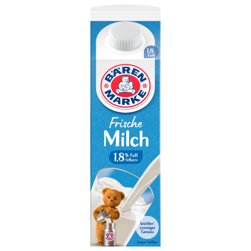 Bärenmarke Alpenfrische Milch 1,8% 1l